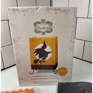 Halloween Hauntington Cackling Witch Motion Activated Luminary Lantern Hallmark